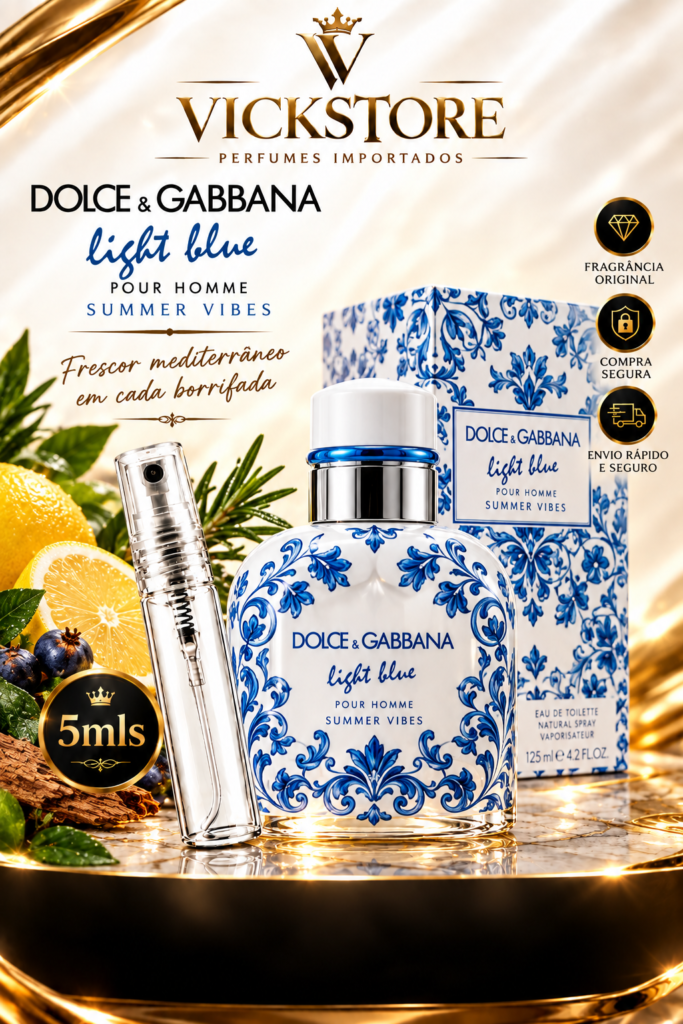 Dolce & Gabbana Light Blue Pour Homme Summer Vibes